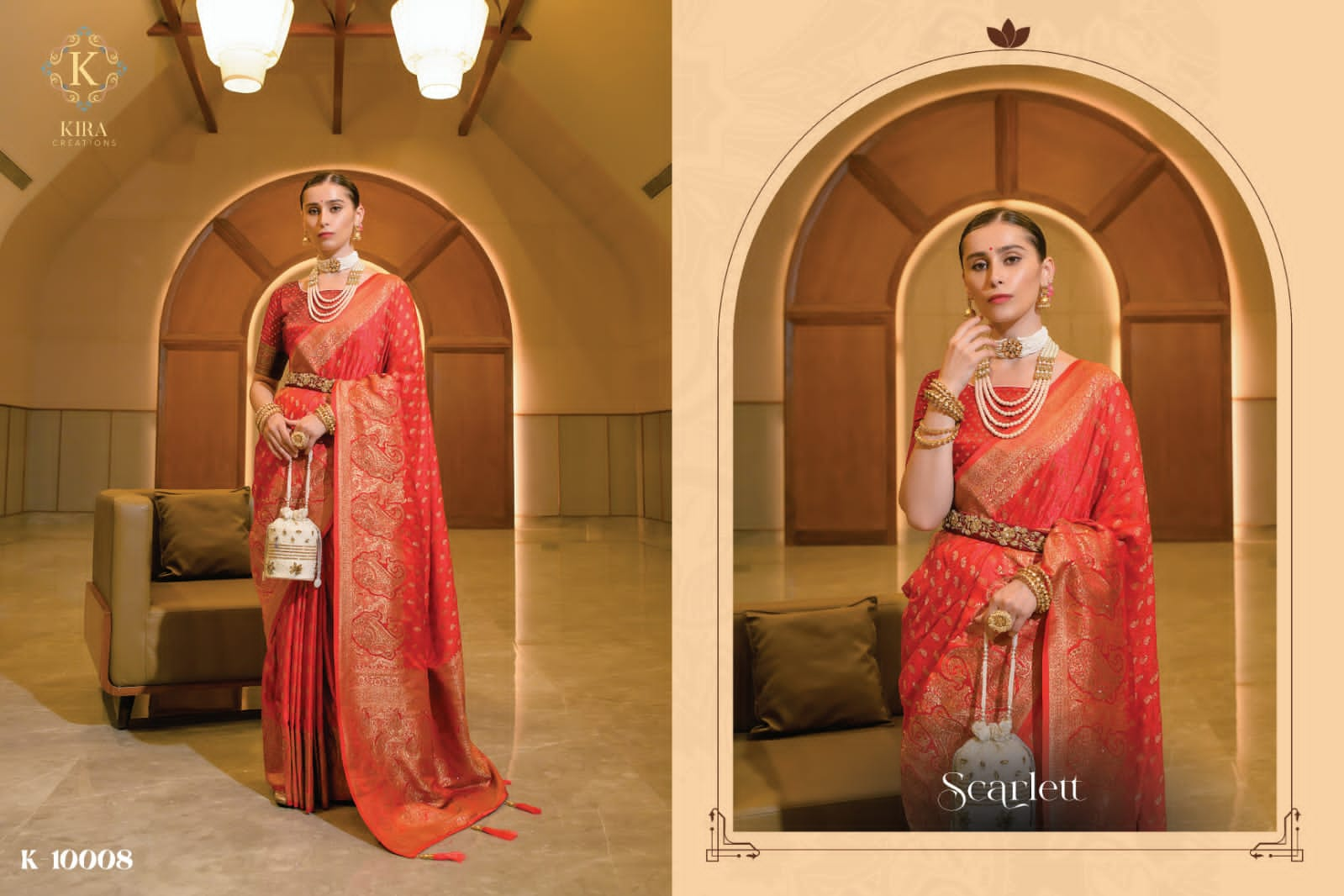 Scarlet By Kira Heavy Wedding Sarees Catalog